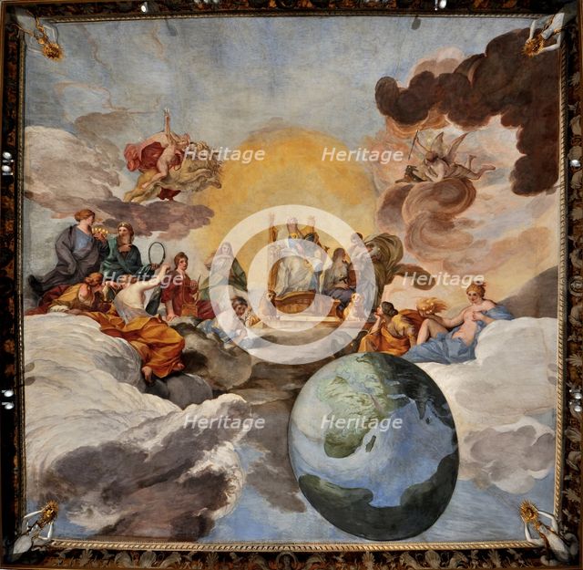 The Triumph of Divine Wisdom, 1629-1631. Creator: Sacchi, Andrea (1599-1661).