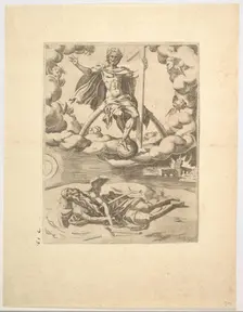 The Triumph of Divinity or Eternity from The Triumphs of Petrarch, ca. 1548-49. Creator: Unknown
