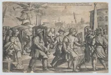 The Triumph of Fame on Chastity, from The Triumphs of Petrarch. Creator: Georg Pencz