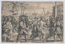 The Triumph of Fame on Chastity, from The Triumphs of Petrarch. Creator: Georg Pencz