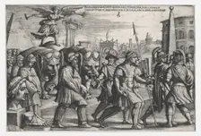 The Triumph of Fame on Chastity, from The Triumphs of Petrarch. Creator: Georg Pencz