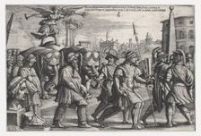 The Triumph of Fame on Chastity, from The Triumphs of Petrarch. Creator: Georg Pencz