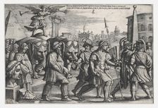 The Triumph of Fame on Chastity, from The Triumphs of Petrarch. Creator: Georg Pencz