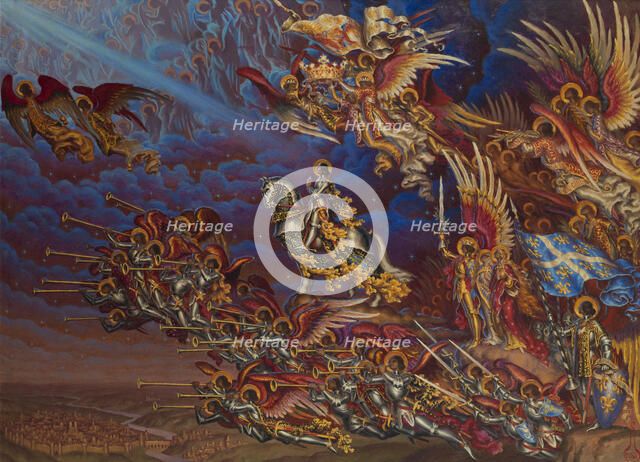 The Triumph of Joan of Arc, 1930. Creator: Nikolay Kalmakov.