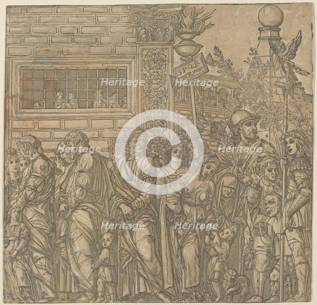 The Triumph of Julius Caesar, 1599. Creator: Andrea Andreani.