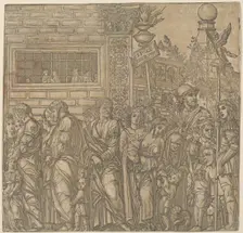 The Triumph of Julius Caesar, 1599. Creator: Andrea Andreani