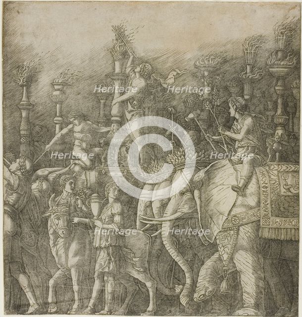 The Triumph of Julius Caesar, c.1498. Creator: School of Andrea Mantegna.