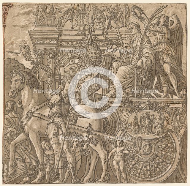 The Triumph of Julius Caesar: Caesar Triumphant, 1593-99. Creator: Andrea Andreani (Italian, about 1558-1610).