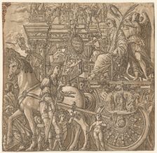 The Triumph of Julius Caesar: Caesar Triumphant, 1593-99. Creator: Andrea Andreani (Italian, about 1558-1610)