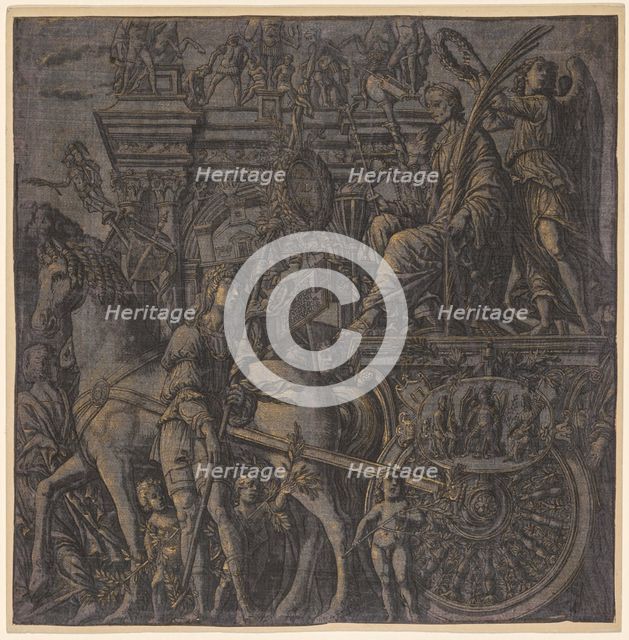 The Triumph of Julius Caesar: Caesar Triumphant, 1593-99. Creator: Andrea Andreani (Italian, about 1558-1610).