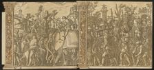 The Triumph of Julius Caesar [no.5 and 6 plus 2 columns], 1599. Creator: Andrea Andreani