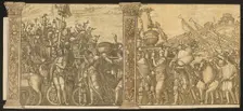The Triumph of Julius Caesar [no.3 and 4 plus 2 columns], 1599. Creator: Andrea Andreani