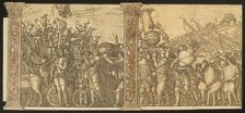 The Triumph of Julius Caesar [no.3 and 4 plus 2 columns], 1599. Creator: Andrea Andreani