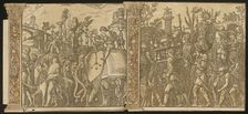 The Triumph of Julius Caesar [no.5 and 6 plus 2 columns], 1599. Creator: Andrea Andreani