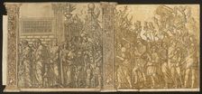 The Triumph of Julius Caesar [no.7 and 8 plus 2 columns], 1599. Creator: Andrea Andreani