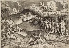 The Triumph of Love, 1545. Artists: Giulio Bonasone, Tommaso Barlacchi