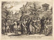 The Triumph of Love, c. 1539. Creator: Georg Pencz