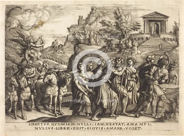 The Triumph of Love, c. 1539. Creator: Georg Pencz.