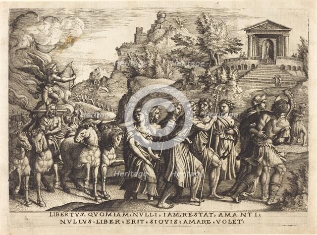 The Triumph of Love, c. 1539. Creator: Georg Pencz.