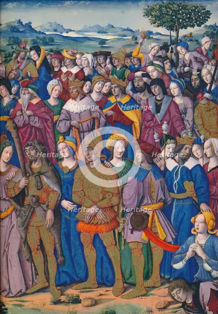 'The Triumph of Love', c15th century, (1937). Artist: Emile- Aurele Van Moe.