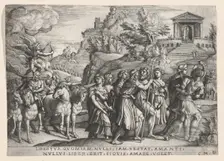 The Triumph of Love, from The Triumph of Petrarch. Creator: Georg Pencz