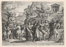 The Triumph of Love, from The Triumph of Petrarch. Creator: Georg Pencz