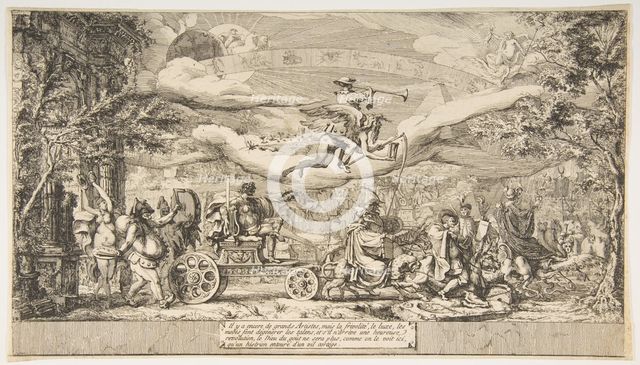 The Triumph of Modern Art, 18th century. Creator: Attributed to Jean Barbault (French, Viarmes 1718-1762 Rome).