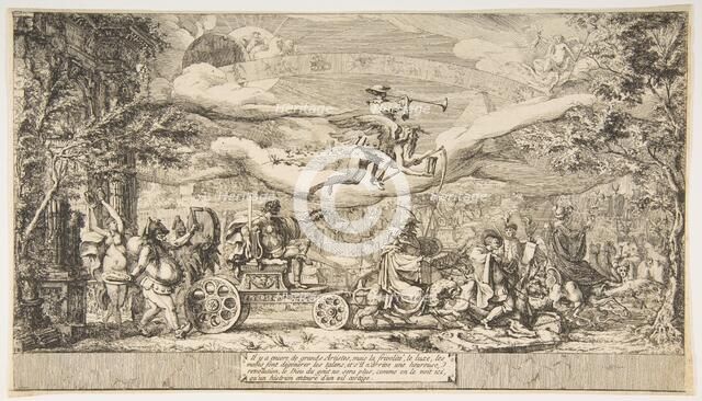 The Triumph of Modern Art, 18th century. Creator: Attributed to Jean Barbault (French, Viarmes 1718-1762 Rome).