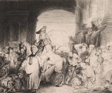 The Triumph of Mordecai, 1641. Creator: Rembrandt Harmensz van Rijn