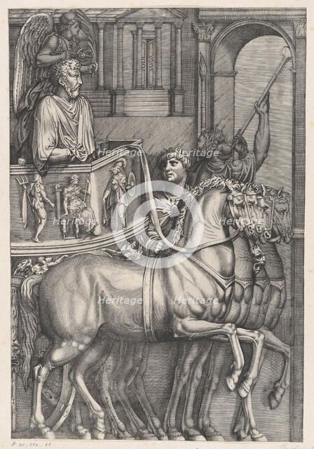 The Triumph of Marcus Aurelius, 1550., 1550. Creator: Nicolas Beatrizet.