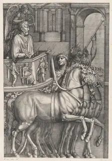 The Triumph of Marcus Aurelius, 1550., 1550. Creator: Nicolas Beatrizet