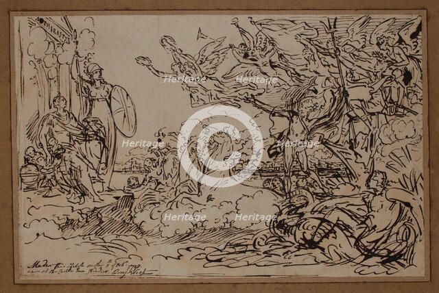 The Triumph of Nelson after the Battle of the Nile, 1798. Creator: Benjamin West.