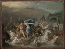 The Triumph of Neptune and Amphitrite, 1630s. Creator: Frans Francken (Flemish, 1581-1642)