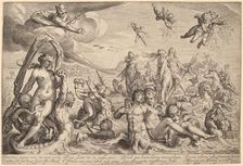 The Triumph of Neptune and Thetis, 1614. Creator: Jacob Matham