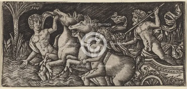 The Triumph of Neptune, c. 1490/1510. Creator: Peregrino da Cesena.