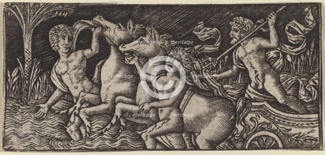 The Triumph of Neptune, c. 1490/1510. Creator: Peregrino da Cesena.