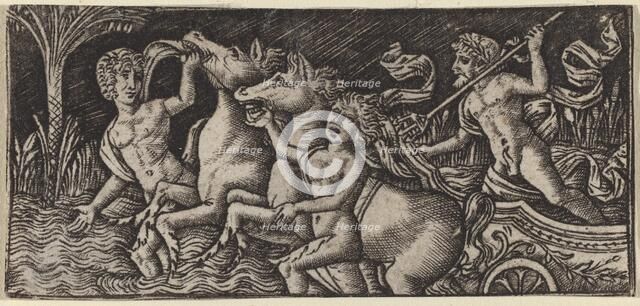 The Triumph of Neptune, c. 1490/1510. Creator: Peregrino da Cesena.