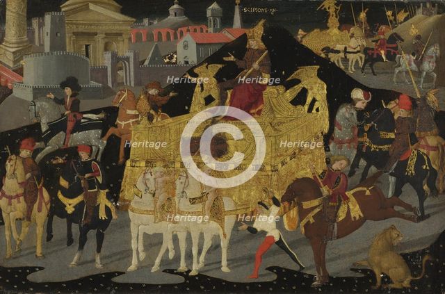 The Triumph of Scipio Africanus. Artist: Apollonio di Giovanni di Tommaso (ca. 1415-1465)
