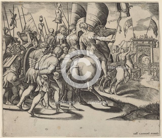 The Triumph of Scipio. Creator: Master of the Die.