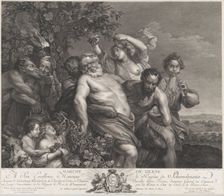 The Triumph of Silenus, 1775-78., 1775-78. Creator: Nicolas de Launay