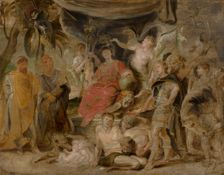 The Triumph of Rome: The Youthful Emperor Constantine Honouring Rome. Creator: Peter Paul Rubens