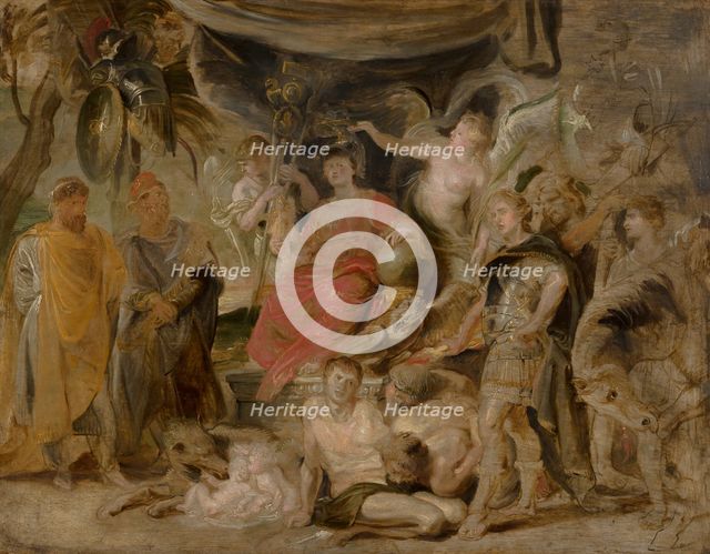 The Triumph of Rome: The Youthful Emperor Constantine Honouring Rome. Creator: Peter Paul Rubens.