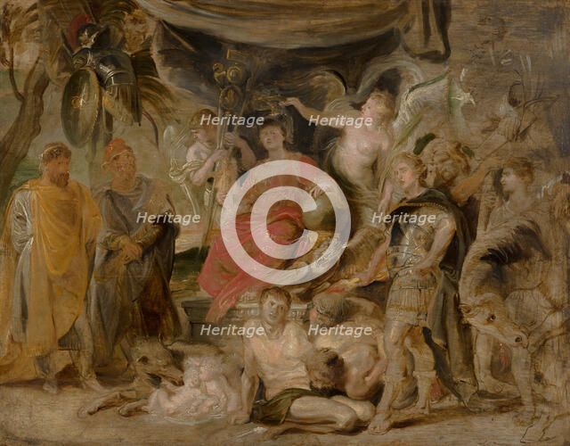 The Triumph of Rome: The Youthful Emperor Constantine Honouring Rome. Creator: Peter Paul Rubens.