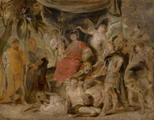 The Triumph of Rome: The Youthful Emperor Constantine Honouring Rome. Creator: Peter Paul Rubens
