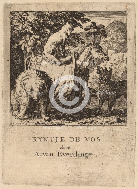 The Triumph of Reynard, probably c. 1645/1656. Creator: Allart van Everdingen.
