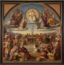 The Triumph of Religion in the Arts, 1829-1840. Creator: Johann Friedrich Overbeck