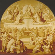 The Triumph of Religion in the Arts, Between 1829 and 1840. Creator: Overbeck, Johann Friedrich (1789-1869)