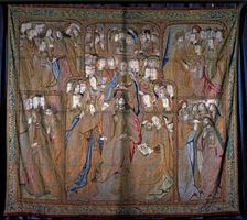 The Triumph of the Mother of God series of fifteenth century Flemish tapestries. Cloth II The A…