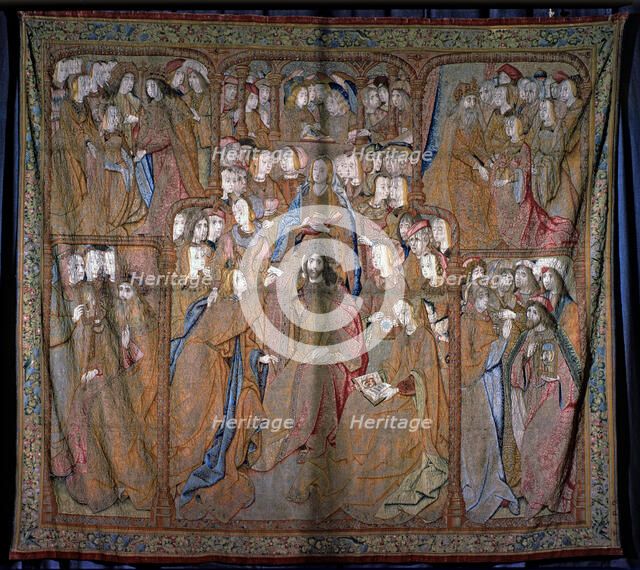The Triumph of the Mother of God' series of fifteenth century Flemish tapestries. Cloth II 'The A…