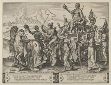The Triumph of the Riches, from The Cycle of the Vicissitudes of Human Affairs, plate 2, 1564. Creator: Cornelis Cort